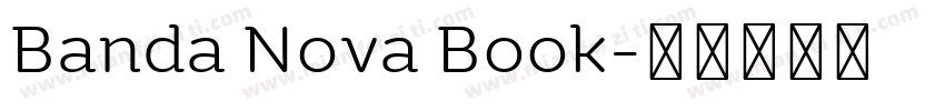 Banda Nova Book字体转换